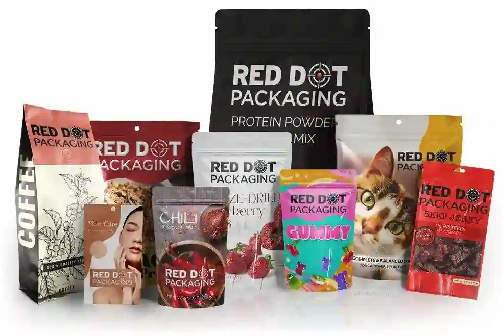 red dot packaging
